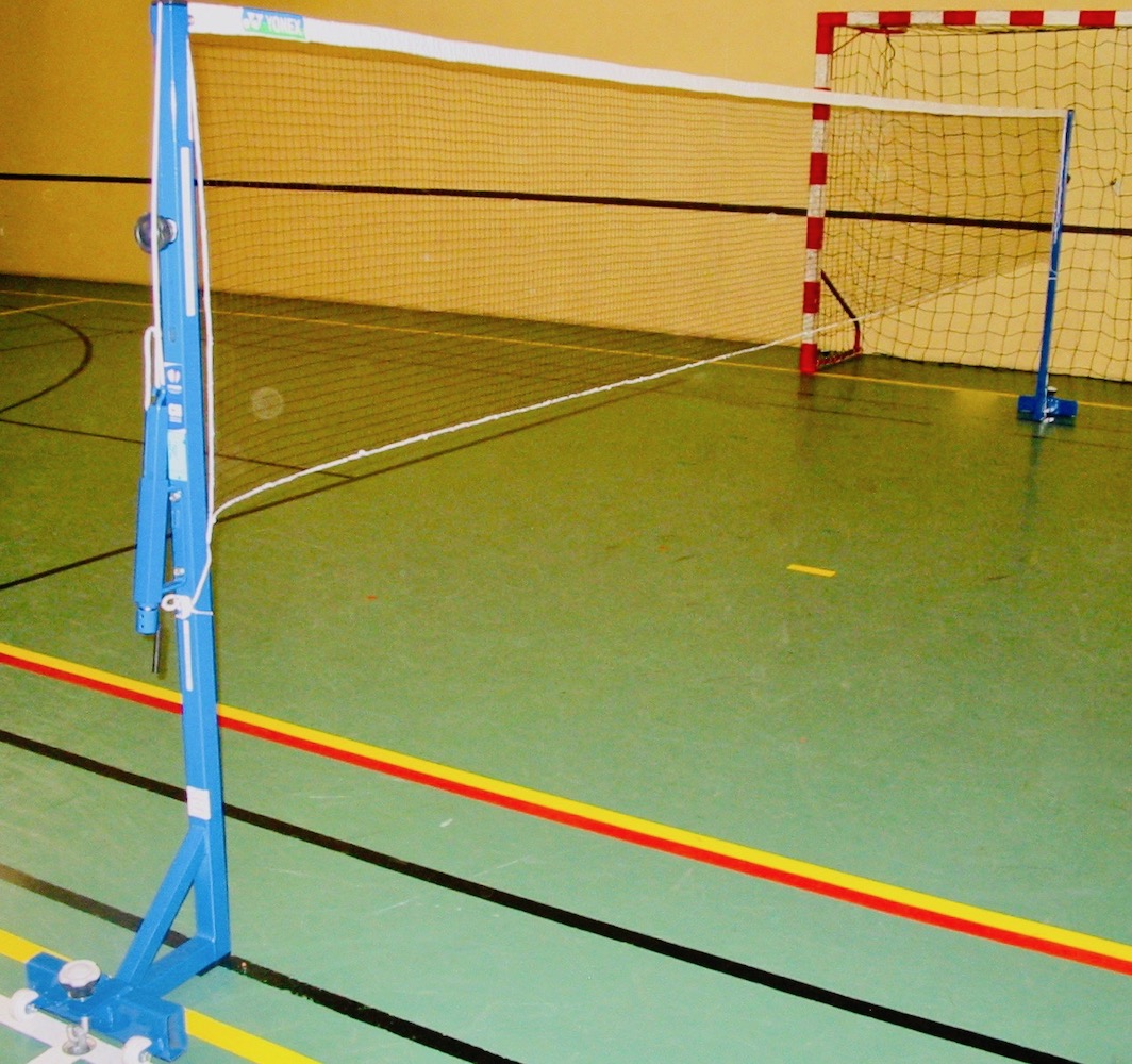 Filet De Badminton Avec Poteaux Dimension Officielle 6,10 m pour les clubs  et collectivités
